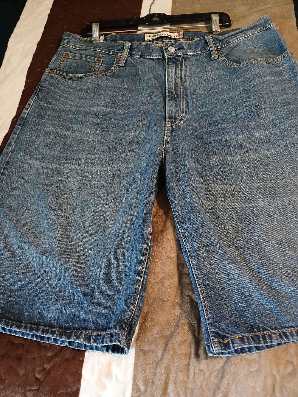 Lee Denim Knee-Length Shorts - Classic Blue